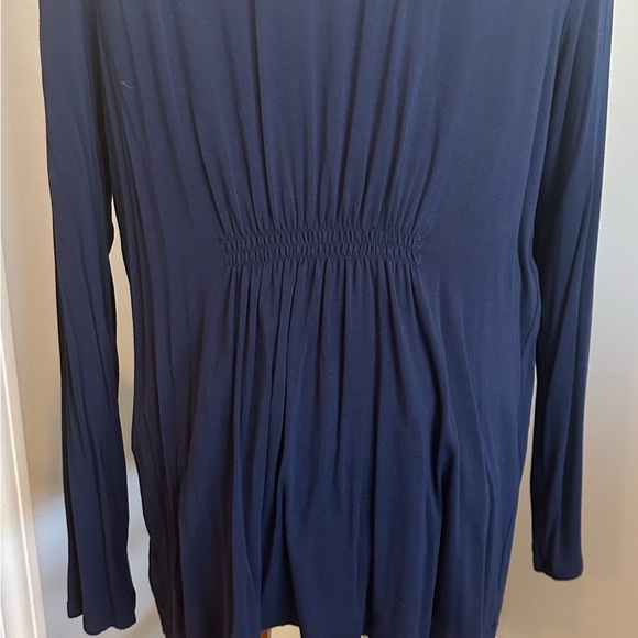 Navy knit open cardigan - Picture 2 of 3